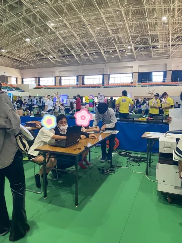 エマオブースの様子